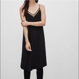Aritzia Black Slip Dress